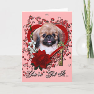 Cartes Pour Fêtes Annuelles Valentines - Key to My Heart - Beignets