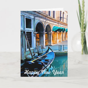 Cartes Pour Fêtes Annuelles Vallée spéciale de Venise avec citation d'amour