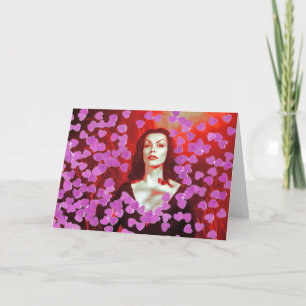 Cartes Pour Fêtes Annuelles Vampira Valentine