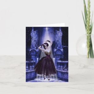 Cartes Pour Fêtes Annuelles Vampire Ballerina.