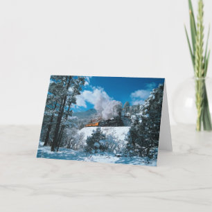 Cartes Pour Fêtes Annuelles Vapeur d'hiver
