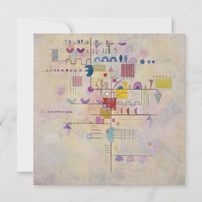 Cartes Pour Fêtes Annuelles Vasily Kandinsky - Ascent gracieux (Devant)