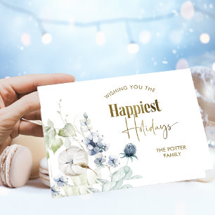 Cartes Pour Fêtes Annuelles Végétation d'hiver, Vacances les plus agréables, P