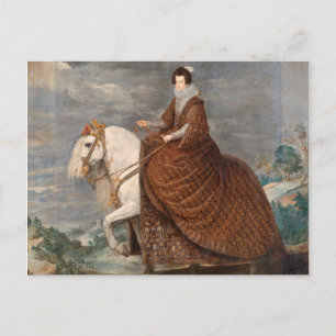 Cartes Pour Fêtes Annuelles Velazquez - Reine Isabel de Bourbon Equestrio