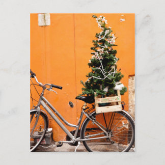 Cartes Pour Fêtes Annuelles Vélo d'arbre de Noël