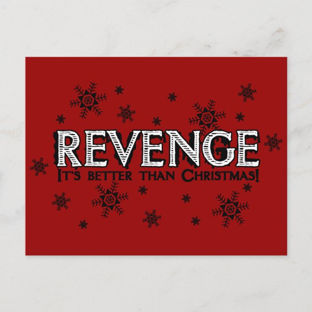 Cartes Pour Fêtes Annuelles Vénérer c'est mieux que Noël (Devant)