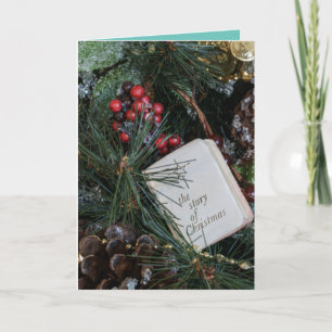 Cartes Pour Fêtes Annuelles Véritable histoire de Noël Jésus est né Noël