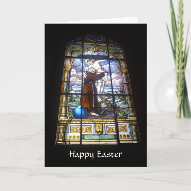 Cartes Pour Fêtes Annuelles verre de pâques (Devant)