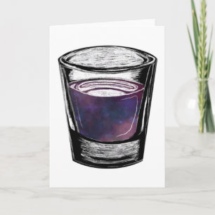 Cartes Pour Fêtes Annuelles verre de tir