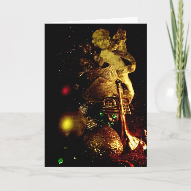 Cartes Pour Fêtes Annuelles Vers de confort et de joie (Devant)