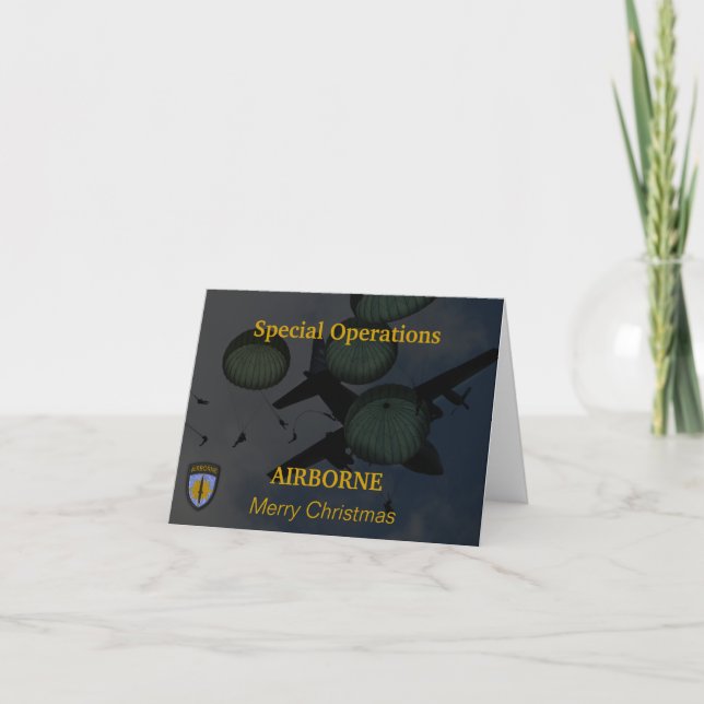 Cartes Pour Fêtes Annuelles vétérans C de Pacifique de commande d'opérations (Devant)