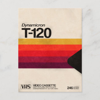 Cartes Pour Fêtes Annuelles VHS Cassette 80s