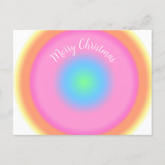 Cartes Pour Fêtes Annuelles Vibrations positives - Dégradé radial coloré