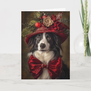 Cartes Pour Fêtes Annuelles Victoran Border Collie Christmas