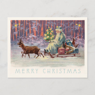 Cartes Pour Fêtes Annuelles Vienne Woods Père Noël