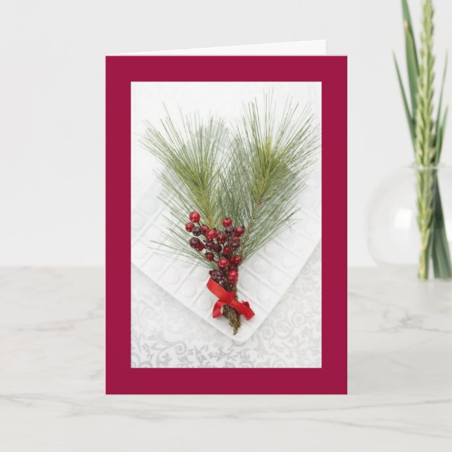 Cartes Pour Fêtes Annuelles Vierge de Noël Décor floral Noël Noël Fête (Devant)