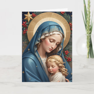 Cartes Pour Fêtes Annuelles Vierge Marie Catholique traditionnel