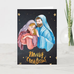 Cartes Pour Fêtes Annuelles Vierge Marie Jésus Nativité Noël