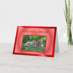 CARTES POUR FÊTES ANNUELLES VIETNAMESE TET HEUREUX NOUVEL AN
