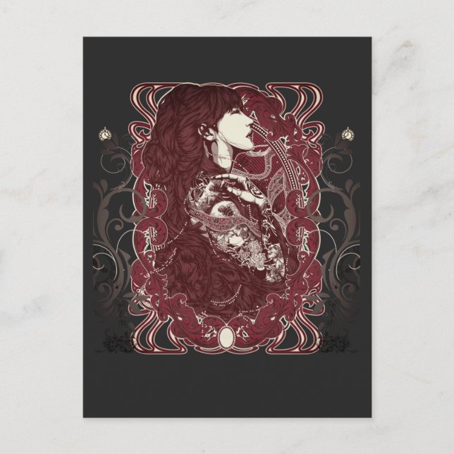 Cartes Pour Fêtes Annuelles Vieux âme - Une rente victorienne pour l'âge (Devant)