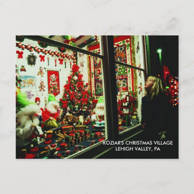 Cartes Pour Fêtes Annuelles Village de Noël Lehigh Valley, PA (Devant)