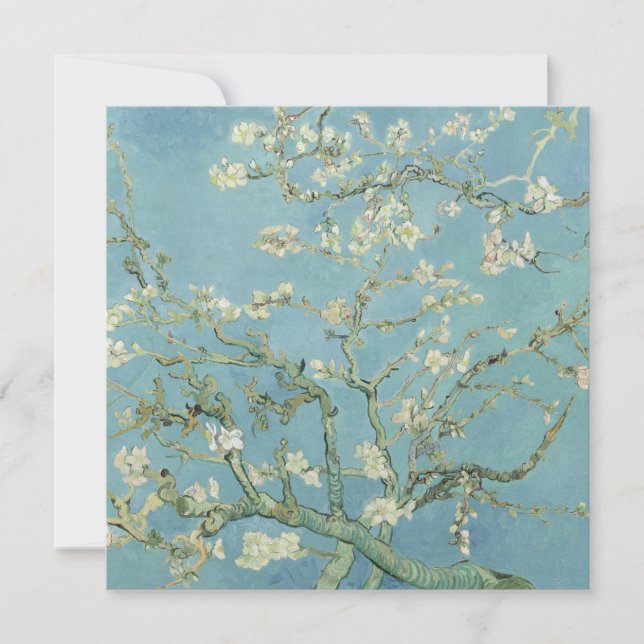 Cartes Pour Fêtes Annuelles Vincent van Gogh - Fleur d'amandes (Devant)
