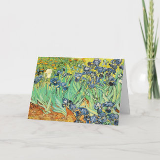 Cartes Pour Fêtes Annuelles Vincent Van Gogh - Irises