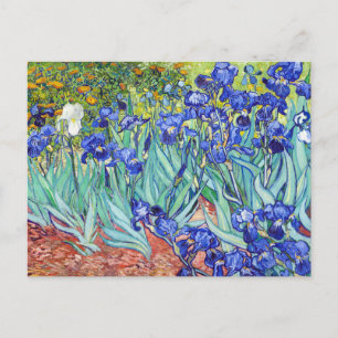 Cartes Pour Fêtes Annuelles Vincent Van Gogh peignant les Iris