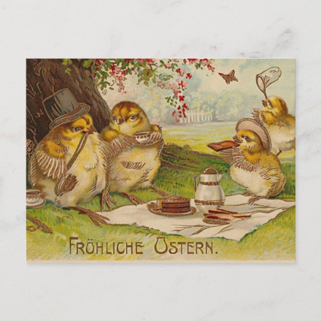 Cartes Pour Fêtes Annuelles Vintage (Devant)