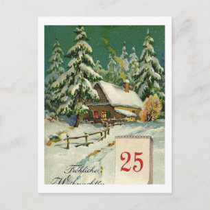 Cartes Pour Fêtes Annuelles Vintage allemand Joyeux Noël