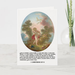 Cartes Pour Fêtes Annuelles Vintage Ange chrétien Saint Valentin