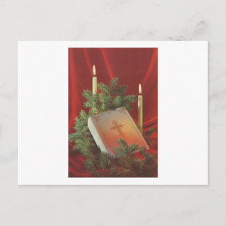 Cartes Pour Fêtes Annuelles Vintage Bible de Noël