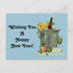 Cartes Pour Fêtes Annuelles Vintage Bonne année