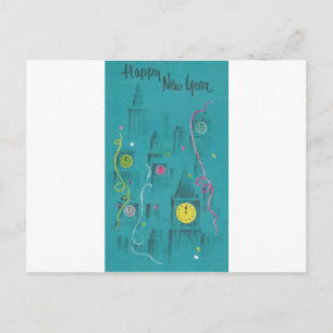 Cartes Pour Fêtes Annuelles Vintage Bonne année