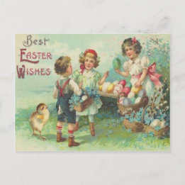 Cartes Pour Fêtes Annuelles Vintage Children