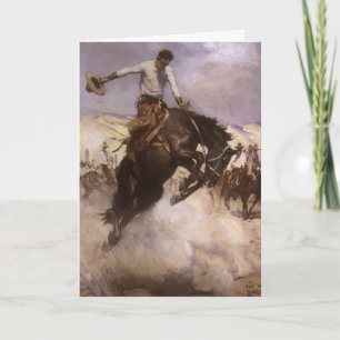 Cartes Pour Fêtes Annuelles Vintage Christmas, Breezy Riding par WHD Koerner