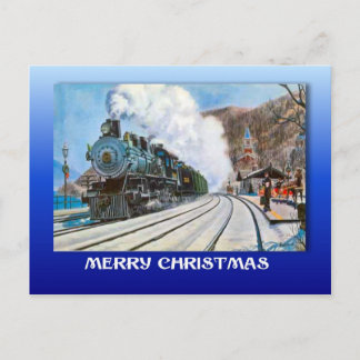 Cartes Pour Fêtes Annuelles Vintage Christmas, Brienz, Chemin de fer au bord d