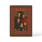 Vintage Christmas Plaid Traditional Family