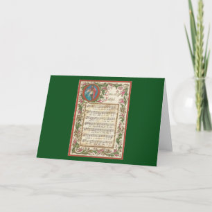 Cartes Pour Fêtes Annuelles Vintage De Venir Tous Vos Fidèles...
