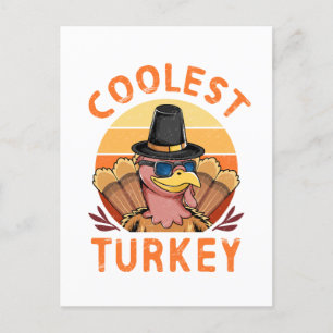 Cartes Pour Fêtes Annuelles Vintage Funest plus frais Turquie Thanksgiving