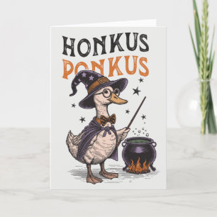 Cartes Pour Fêtes Annuelles Vintage Honkus Ponkus Funny Halloween