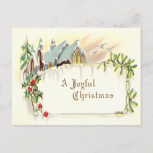 Cartes Pour Fêtes Annuelles Vintage Joyeux Noël