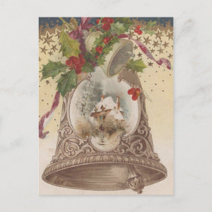 Cartes Pour Fêtes Annuelles Vintage Joyeux Noël Bell