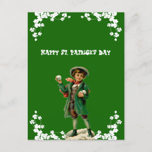 Cartes Pour Fêtes Annuelles Vintage Joyeux Saint Patrick's Day Son, Grand-fils