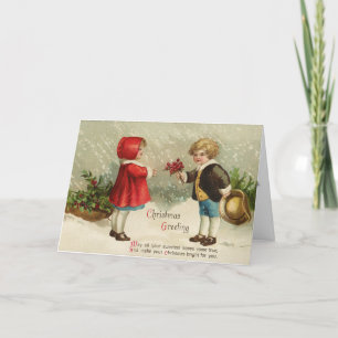 Cartes Pour Fêtes Annuelles Vintage - Les amis rendent Noël spécial,