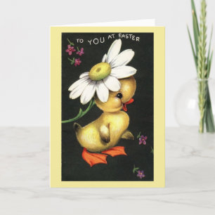 Cartes Pour Fêtes Annuelles Vintage - Pâques chaudes et floues,