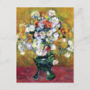Cartes Pour Fêtes Annuelles Vintage Pierre Auguste Renoir Chrysanthemum