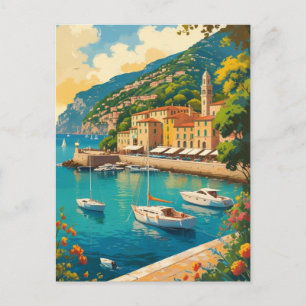 Cartes Pour Fêtes Annuelles Vintage Portofino Genova Italie