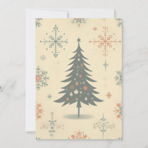 Cartes Pour Fêtes Annuelles Vintage/rétro moderne Noël/hiver