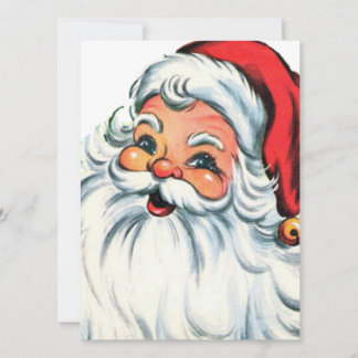 Cartes Pour Fêtes Annuelles Vintage rétro Noël Père Noël